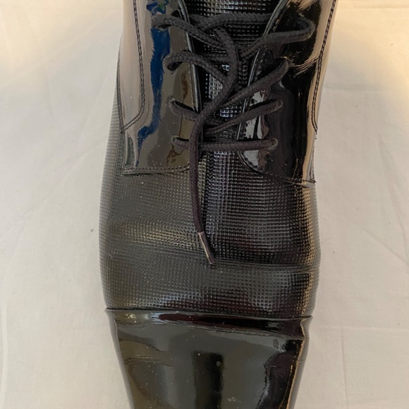 KENZO Men’s Black Patent Leather Shoes Sz 9.5 - Picture 6 of 11